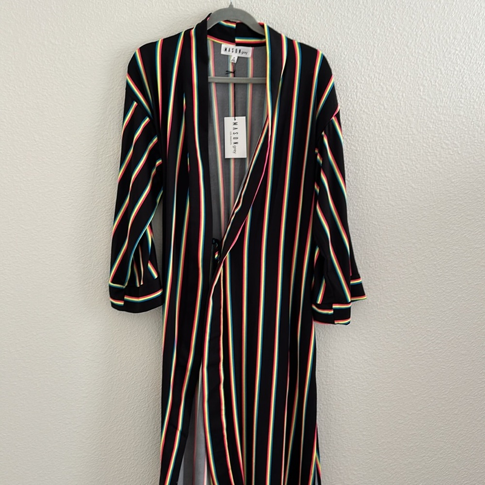 Mason Grey Robe Size S - Picture 4 of 14
